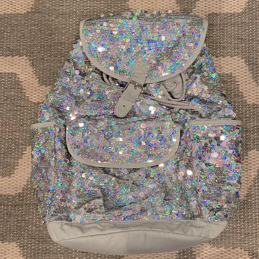 Sequin backpack